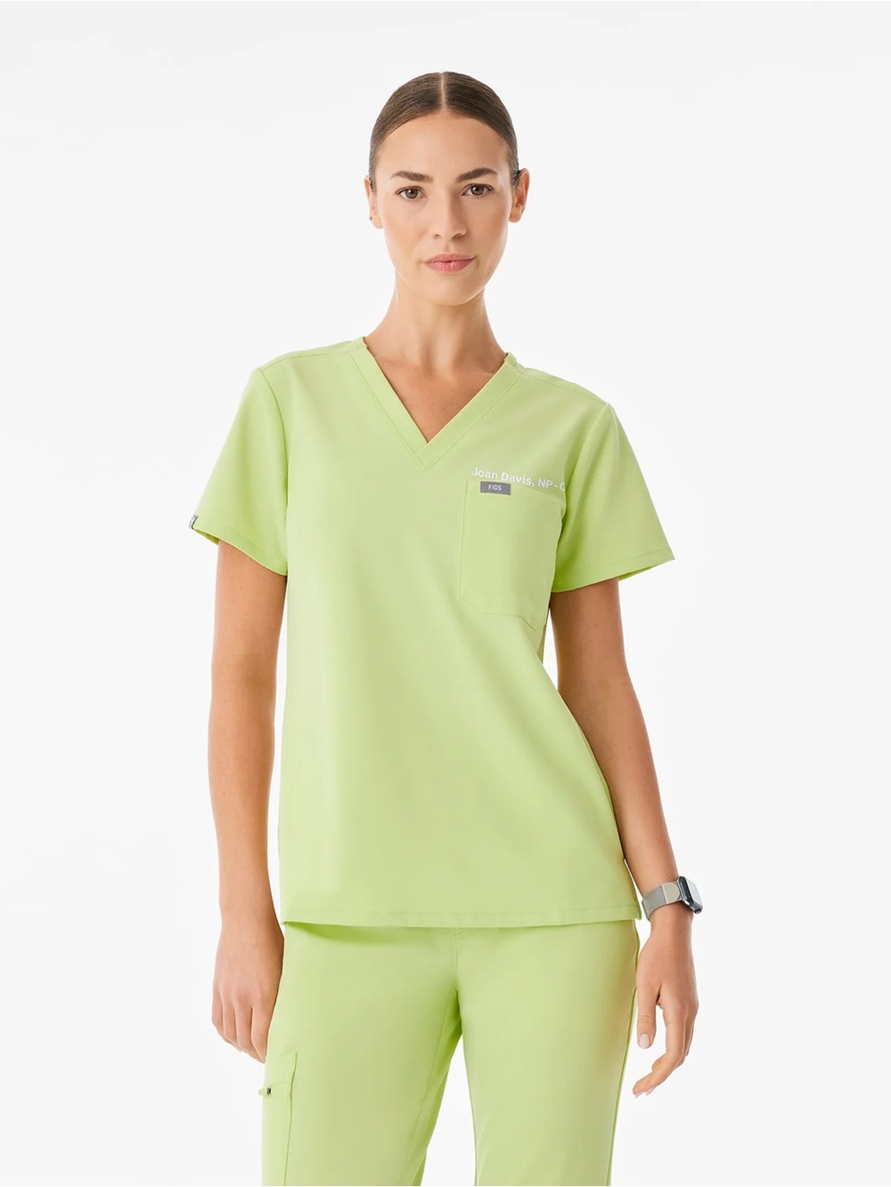 Limited Edition Figs Catarina Scrub Top Sea Mist XXS Petite